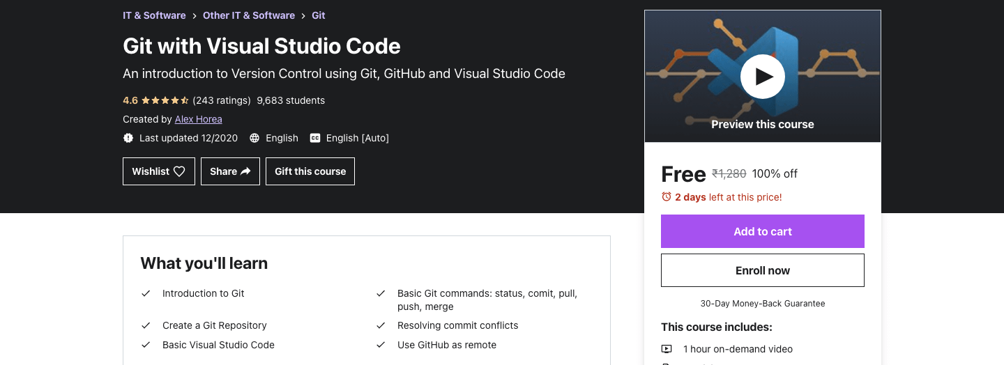Git with Visual Studio Code
