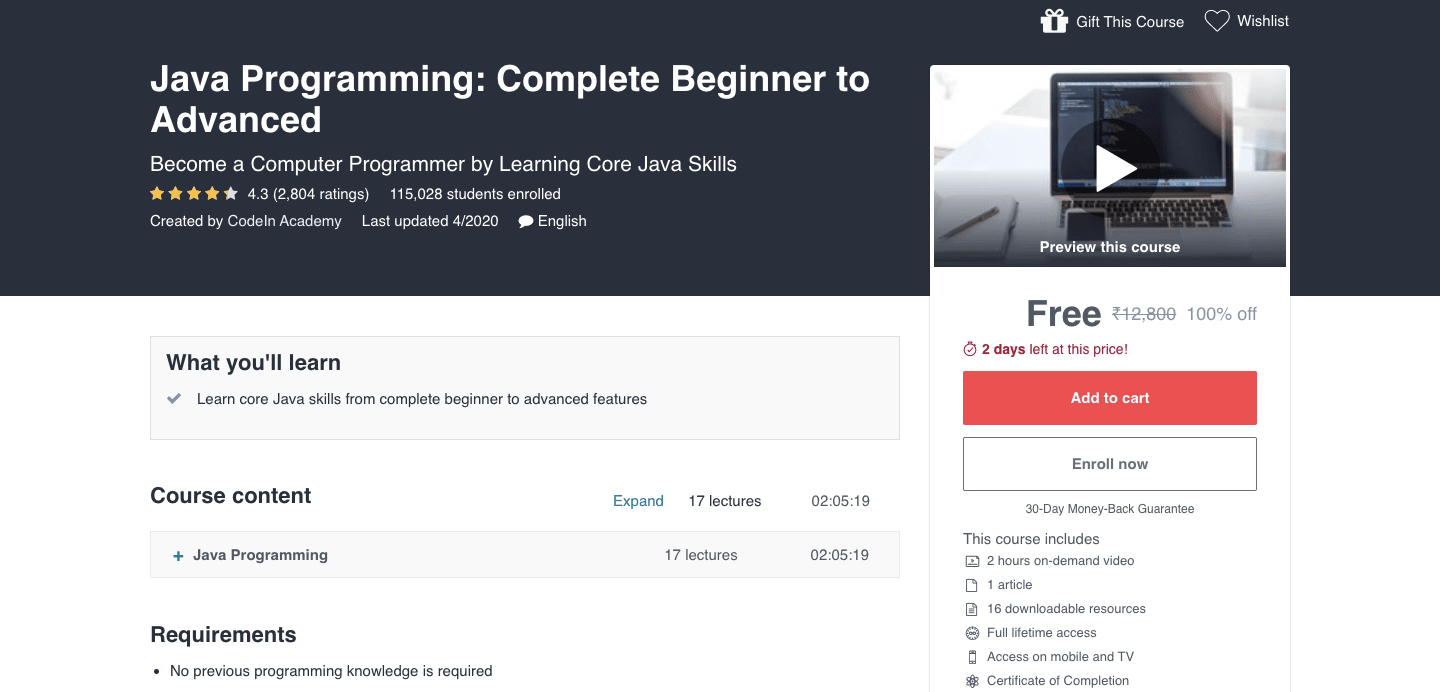 Java Programming: Complete Beginner to Advanced