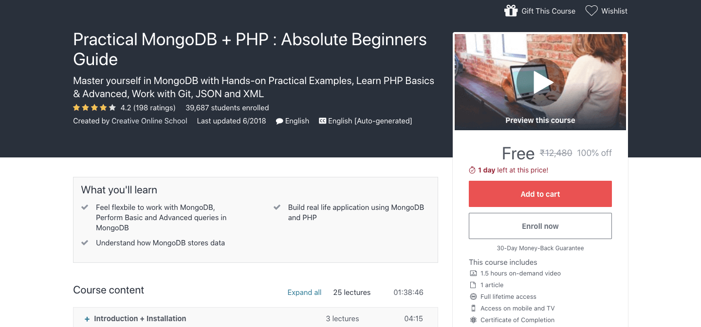 Practical MongoDB + PHP: Absolute Beginners Guide