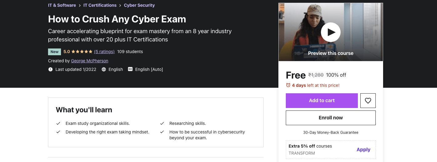 How to Crush Any Cyber Exam
