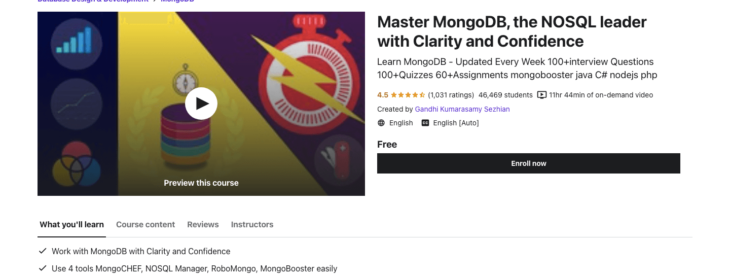 Master MongoDB, the NOSQL leader with Clarity and Confidence