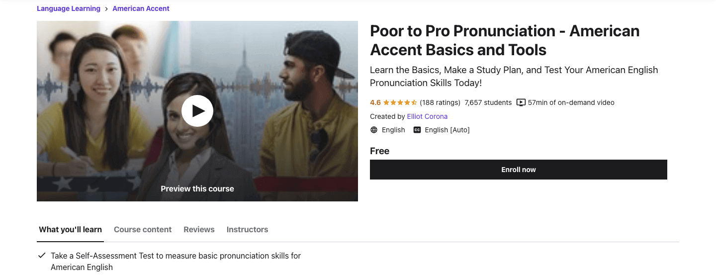 Poor to Pro Pronunciation - American Accent Basics and Tools