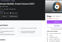 The Ultimate MySQL Crash Course 2022