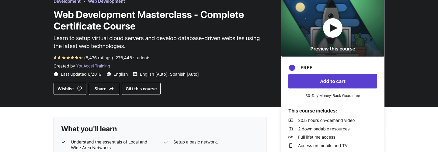 Web Development Masterclass - Complete Certificate Course
