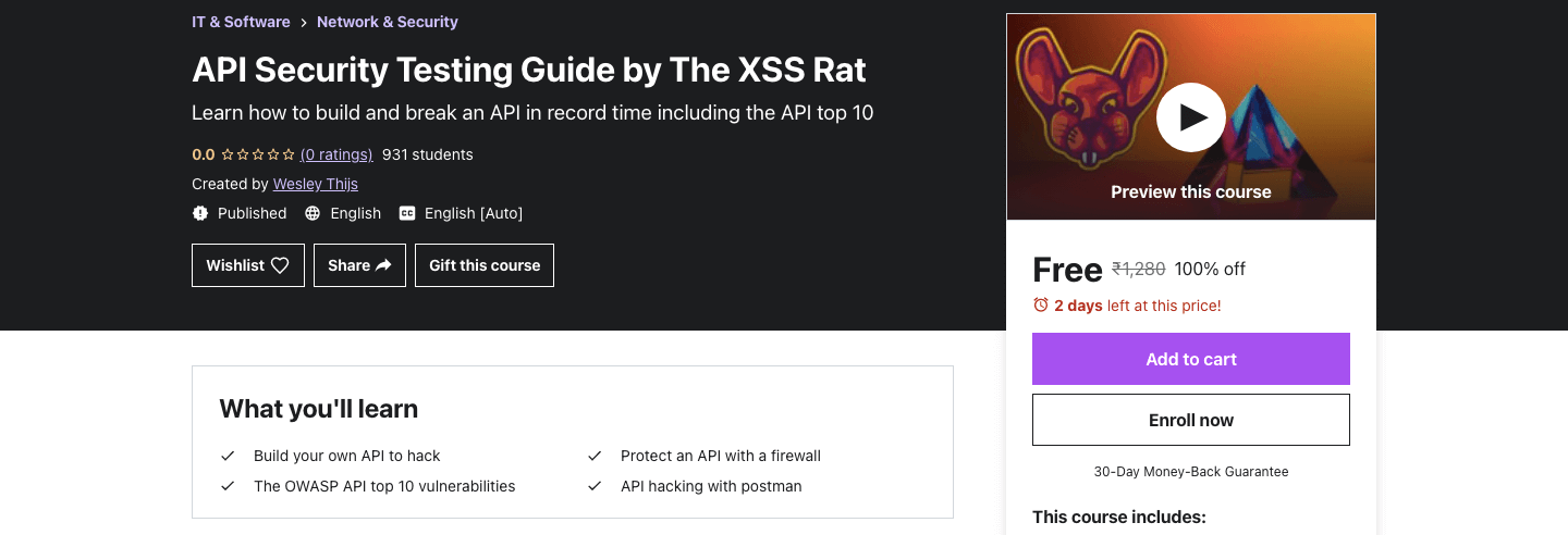 API Security Testing Guide by The XSS Rat