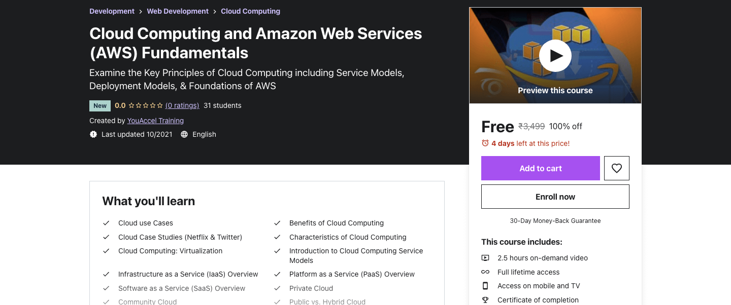 Cloud Computing and Amazon Web Services (AWS) Fundamentals