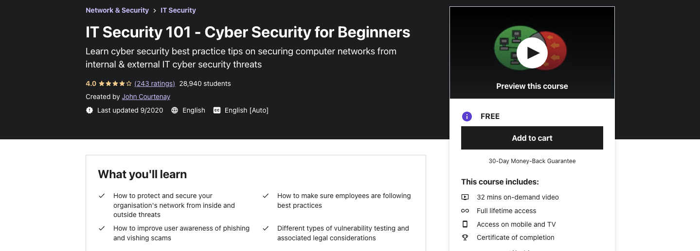 IT Security 101 - Cyber Security for Beginners