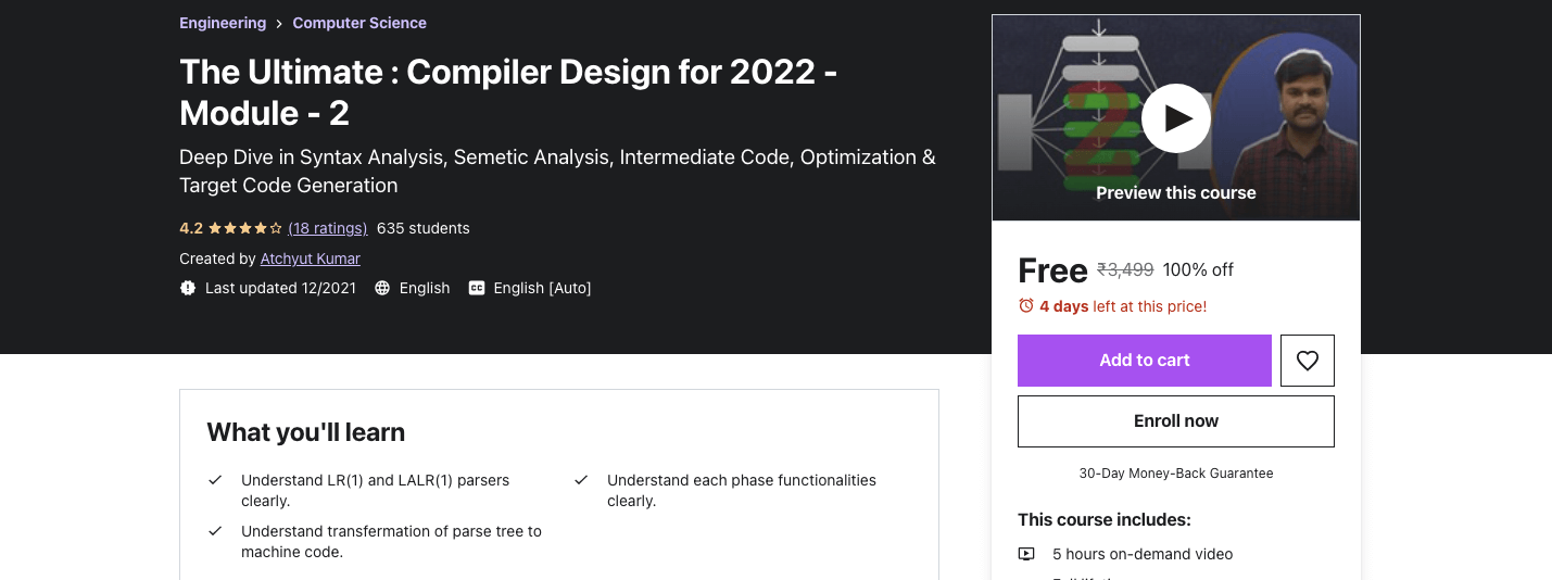 The Ultimate : Compiler Design for 2022 - Module - 2