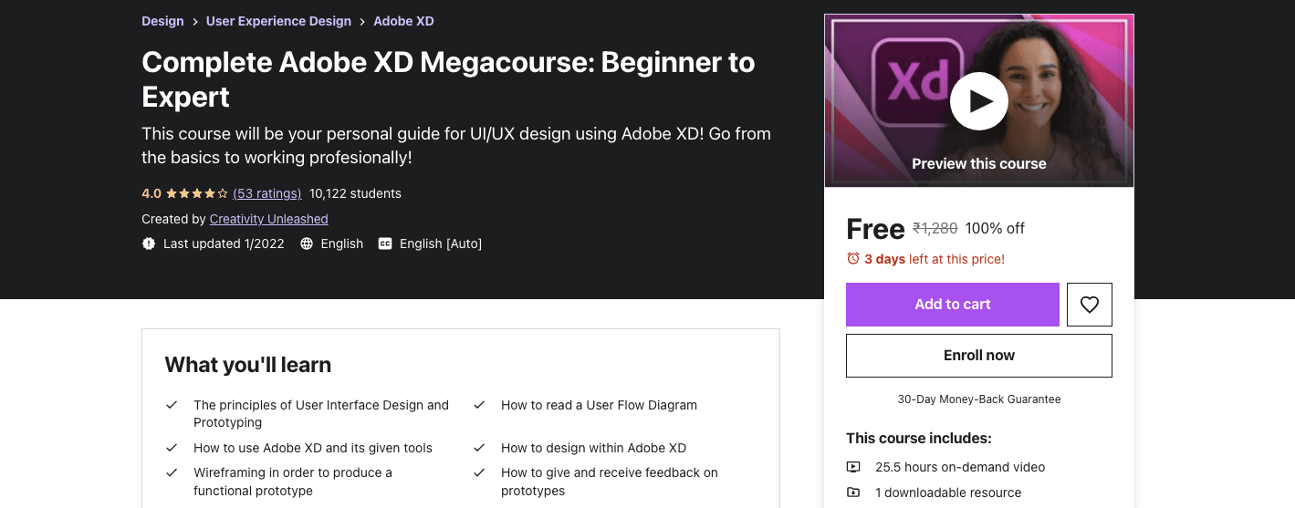 Complete Adobe XD Megacourse: Beginner to Expert