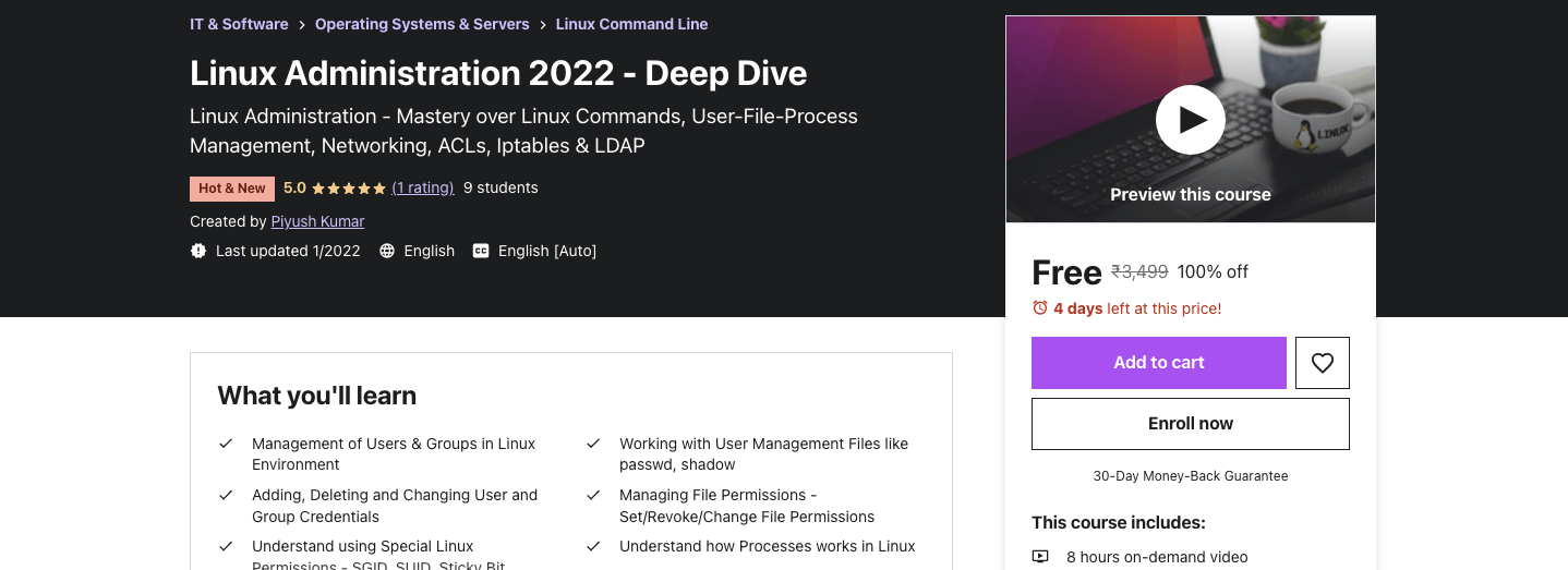 Linux Administration 2022 - Deep Dive