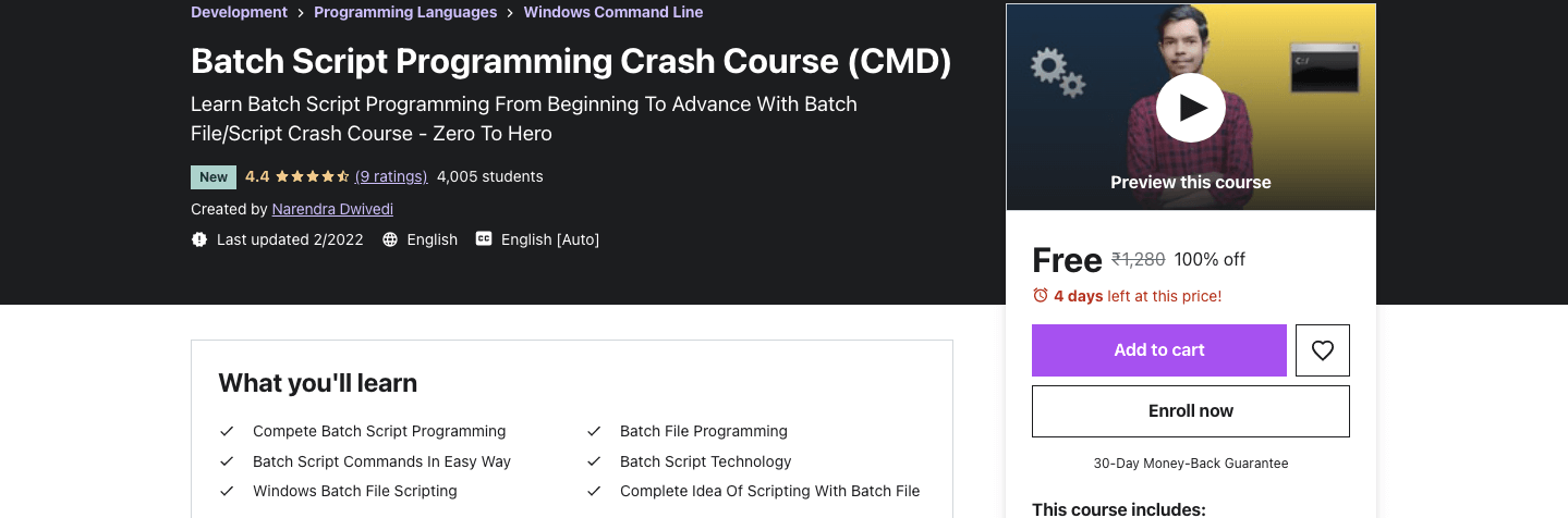 Batch Script Programming Crash Course (CMD)