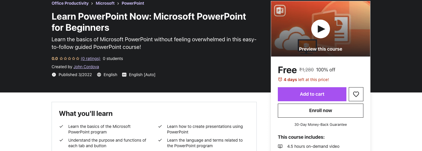 Learn PowerPoint Now: Microsoft PowerPoint for Beginners