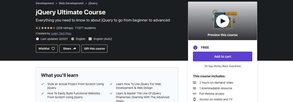jQuery Ultimate Course
