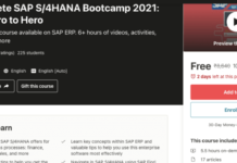 The Complete SAP S/4HANA Bootcamp 2022
