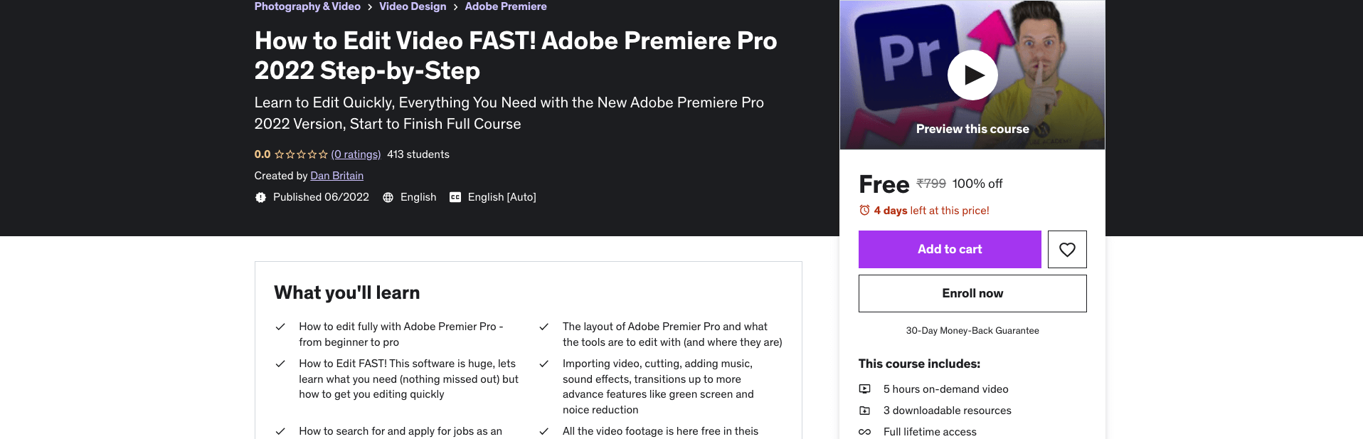 How to Edit Video FAST! Adobe Premiere Pro 2022 Step-by-Step