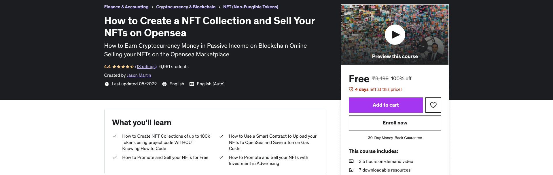 How to Create a NFT Collection and Sell Your NFTs on Opensea