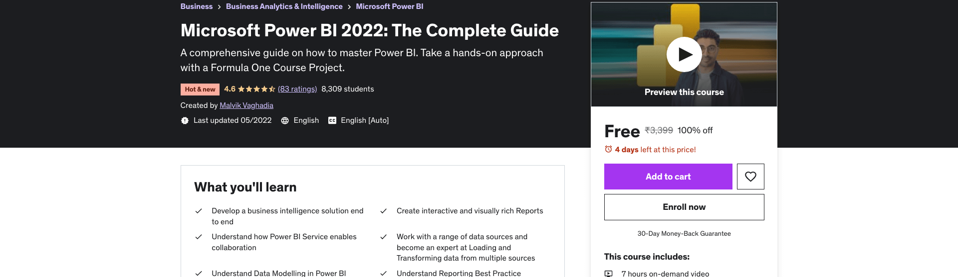Microsoft Power BI 2022: The Complete Guide