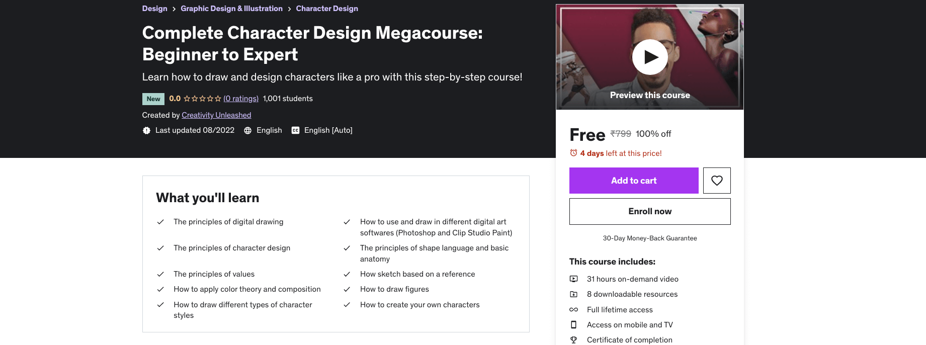 Complete Character Design Megacourse: Beginner to Expert