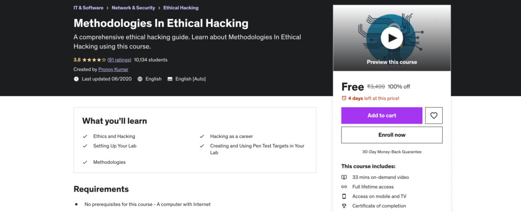 Methodologies In Ethical Hacking