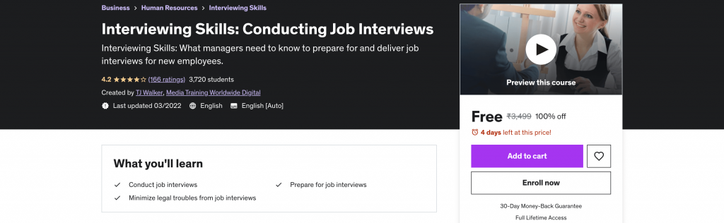 Interviewing Skills: Conducting Job Interviews
