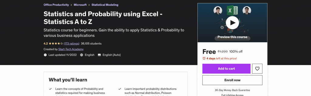Statistics and Probability using Excel - Statistics A to Z
