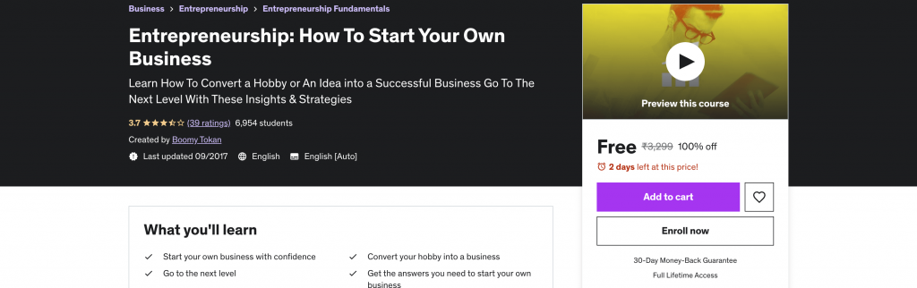 Entrepreneurship: How To Start Your Own Business 