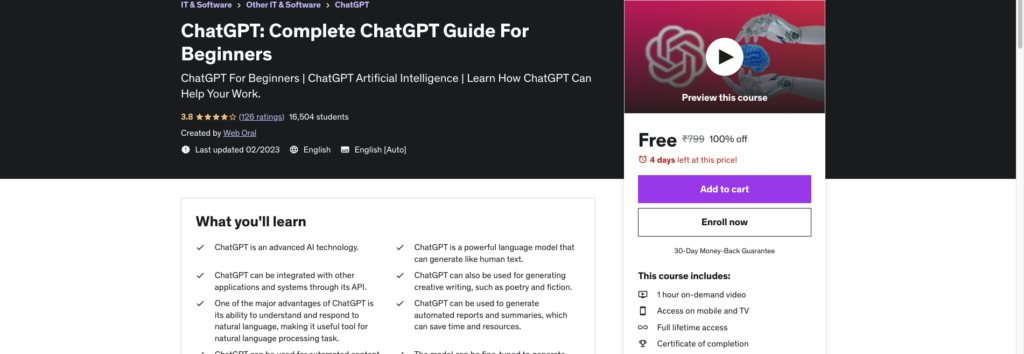 ChatGPT: Complete ChatGPT Guide For Beginners
