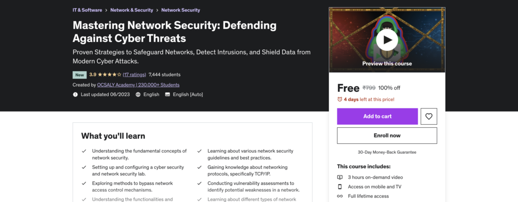 Mastering Network Security: Defending Against Cyber Threats
